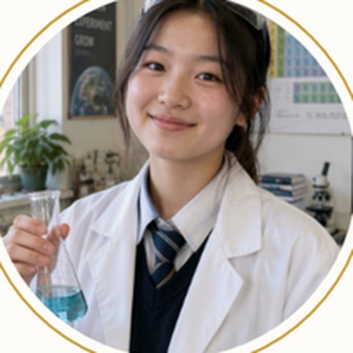 Illustrative portrait for an aspiring scientist from an economically disadvantaged community in east london