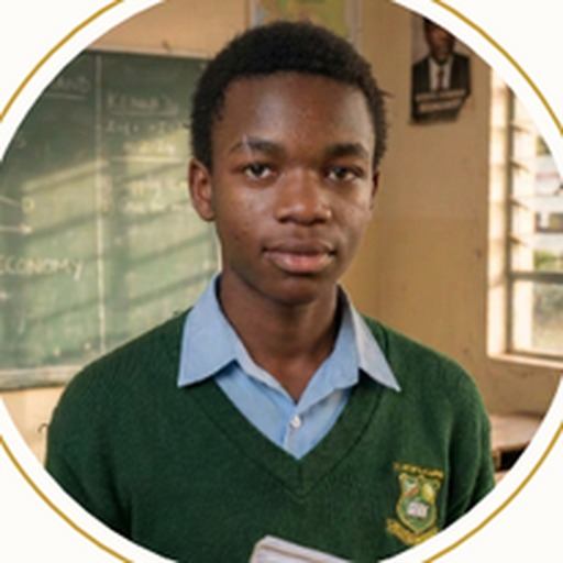 Illustrative portrait for an aspiring economist from nairobi